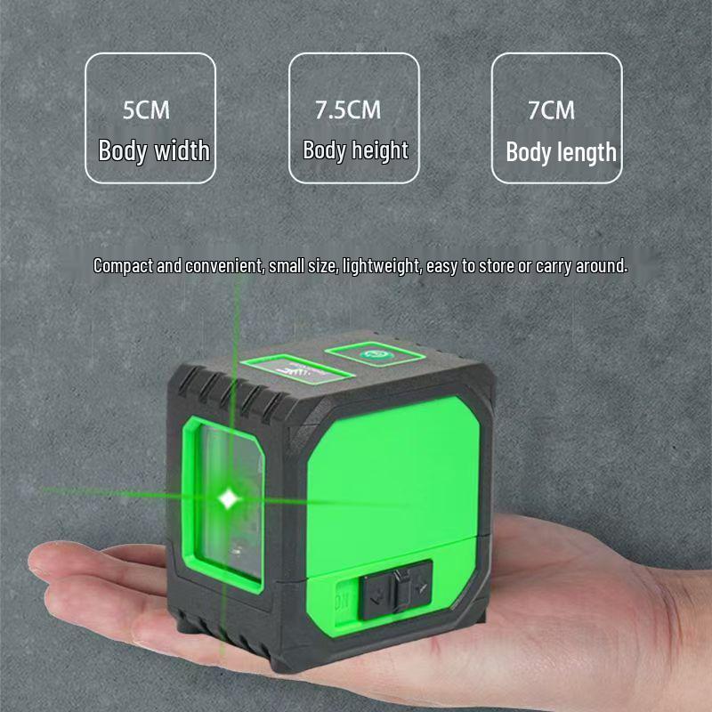 Nivelator Laser de Exterior cu Linii Încrucișate de Înaltă Precizie cu Lumină Verde Super și Nivelare Automată
