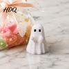 Resin Ghost Sculptures for Shelves 3Pcs Mini Figurines Halloween Decorations Middle Finger And Funny Gifts Friends Heart Ornaments Tiered Trays