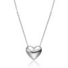 Julius1 Jsp-0030 Silver925 Simple Heart Necklace