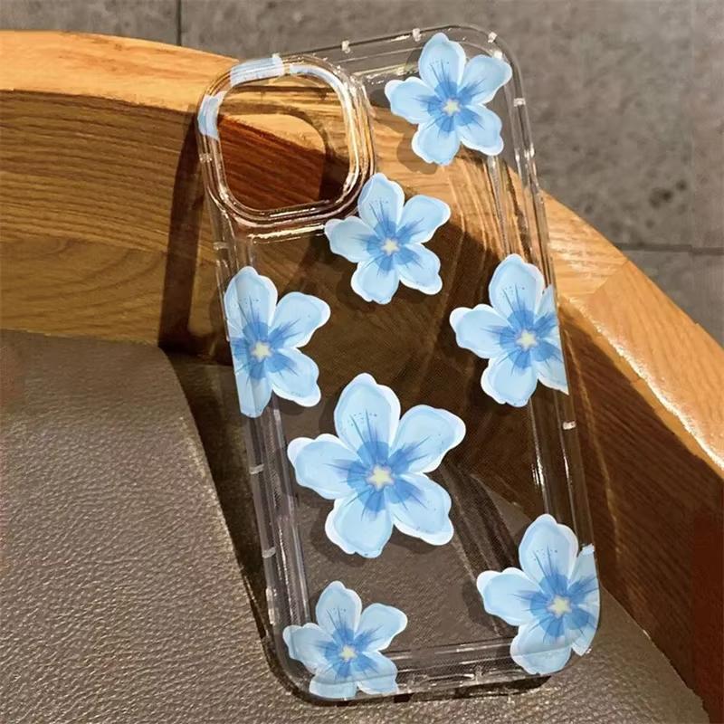 Vintage Rose Phone Case For iPhone 16 15 14 13 12 11 Pro Max XS X XR Plus Mini SE 2020 2022 Transparent Floral Coque Funda