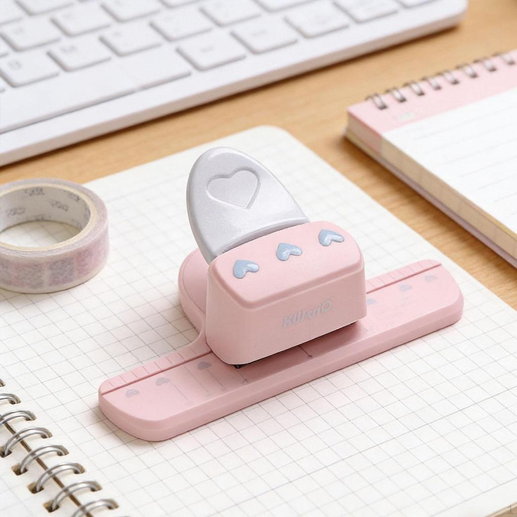 Creative Border Punch Embossing Machine Portable DIY Hole Puncher Embosser Paper for Wedding