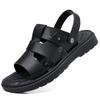 Summer Soft Sandals Men Leather Classic Roman Sandals Slipper Outdoor Sneaker Beach Rubber Flip Flops Men Water Trekking Sandals