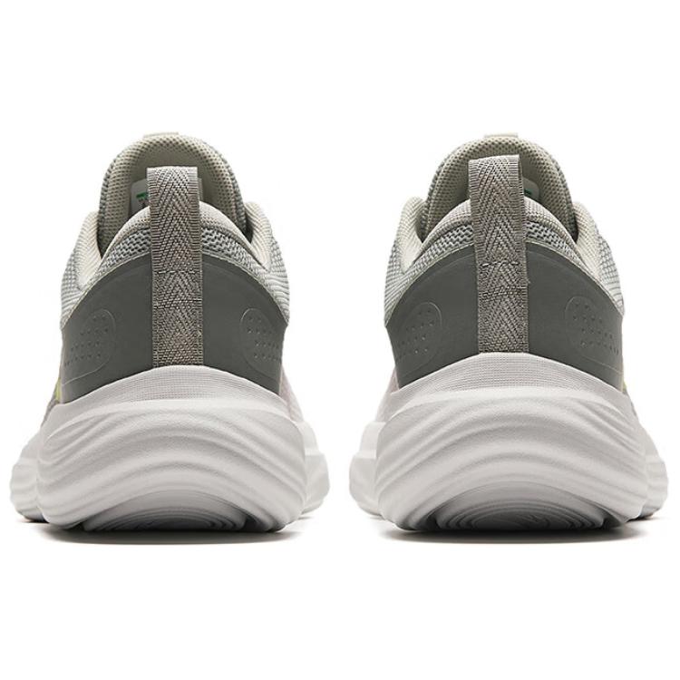 Anta Comfortable Slip Resistant Slip Resistant Low Top Running Shoes Men's Gray 112427792-4