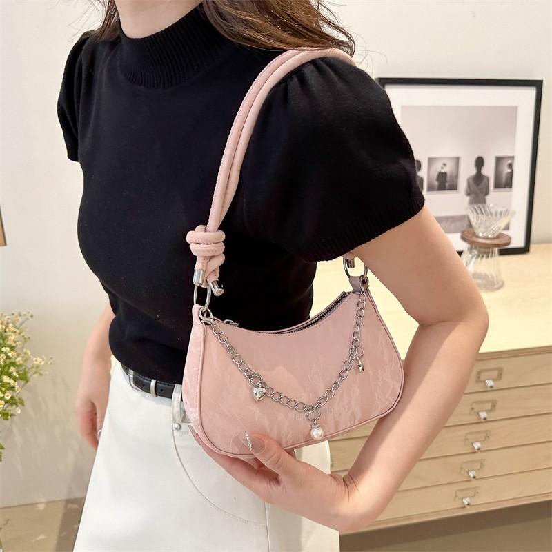 Niche Underarm Bag Women'S  Trendy Chain Shoulder Crossbody Bag Versatile Commuting Bag Messenger Bags Girl Birthday Gift