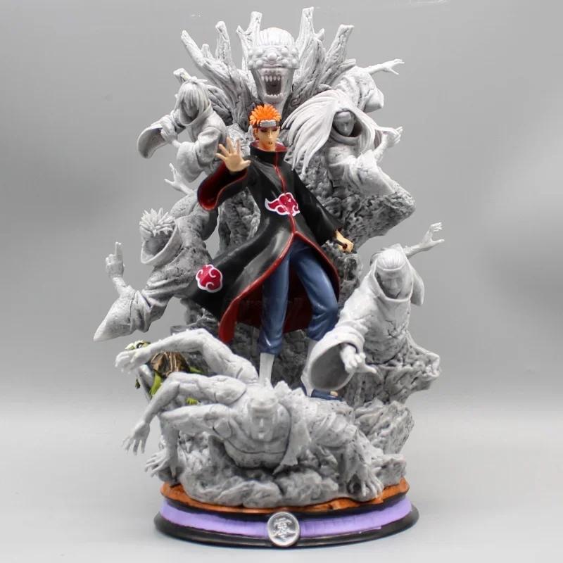 2026 Anime Naruto Figure Akatsuki Pain Gk Figurine Pvc Statue Model Desktop Ornament Collectible Desk Decora Toy