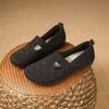 Non-slip Casual Cloth Shoes for Women's Summer New Breathable Hollow Mesh Lazy Leisure