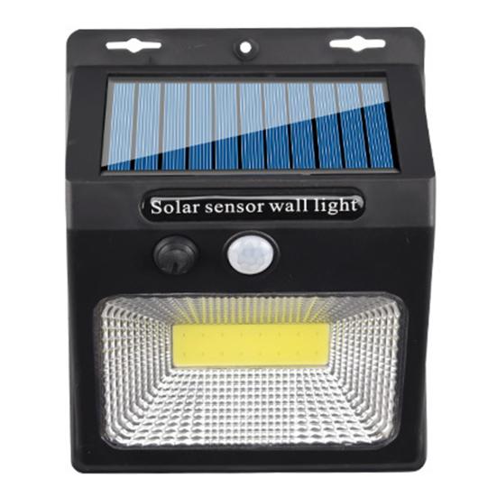 Solar-Außenleuchte mit Bewegungsmelder, solarbetriebenes Licht, superhell, wasserdicht, kabellos, automatisches An/Aus, 3 Modi, Sicherheitslicht für die Wand