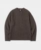 LETTERCOMO Heavy Rush Wool Round Knit Brown