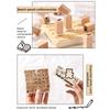 36pcs Set Acrylic Box Rubber Stamp Cartoon Mini Wooden Stamps Wood Stamps Set  Scrapbooking Decor