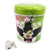 [L6877] - Green 'Fairy Dreams' Metal Piggy Bank