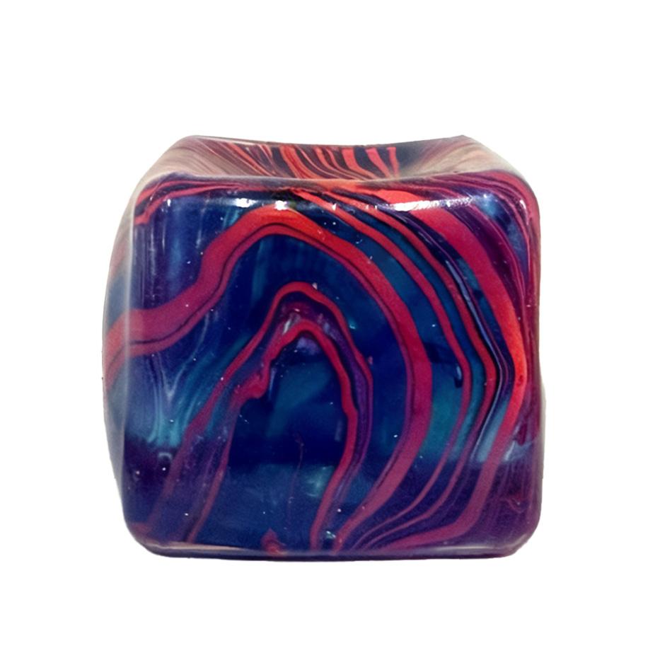 Soft Glutinous Stress-Relief Toy Cube Gel-Filled Stretchable Slow Rebound Sensory Ball Ice Cube Simulation For Therapeutic P