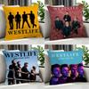 Pop Westlife Cushion Cover Cushion Cover Set 4Pcs 50X50 45X45 40X40 Pillowcase Decorative Sofa Home Decor