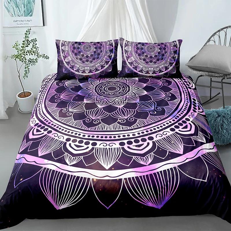 Mandala Bedding Set Duvet Cover Bohemian Bedspreads Bed Sets Polyester Comforter Cover King Queen Full Double Twin Quilt Cover