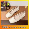 Temperament gentle wind flat bottom versatile comfortable single shoes Internet celebrity French small fragrant style Mary Jane women's shoes 2025 aut