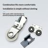 Smooth And Silent Sliding Door Wheels With Reset Function Wear Corrosion-resistant High Load-bearing Wheels Thickened Hardware