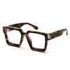 New Luxury Brand Designer Square Oversized Sunglasses Men Women  Fashion Thick Frame Glasses Mens Uv400 Male Celebrity