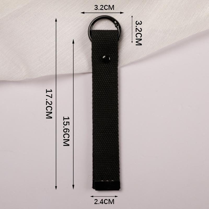 Fabric Strap Keyring Keychain Strap Baggage Tag For Women Men Diy Backpack Pendant Key Chains Accessories Bulk