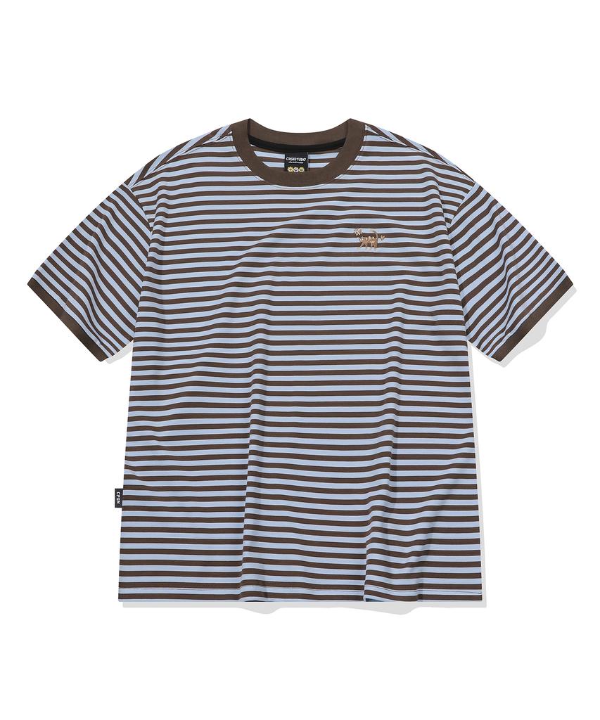 CPGN STUDIO Cat Stripe Ringer Tea Brown