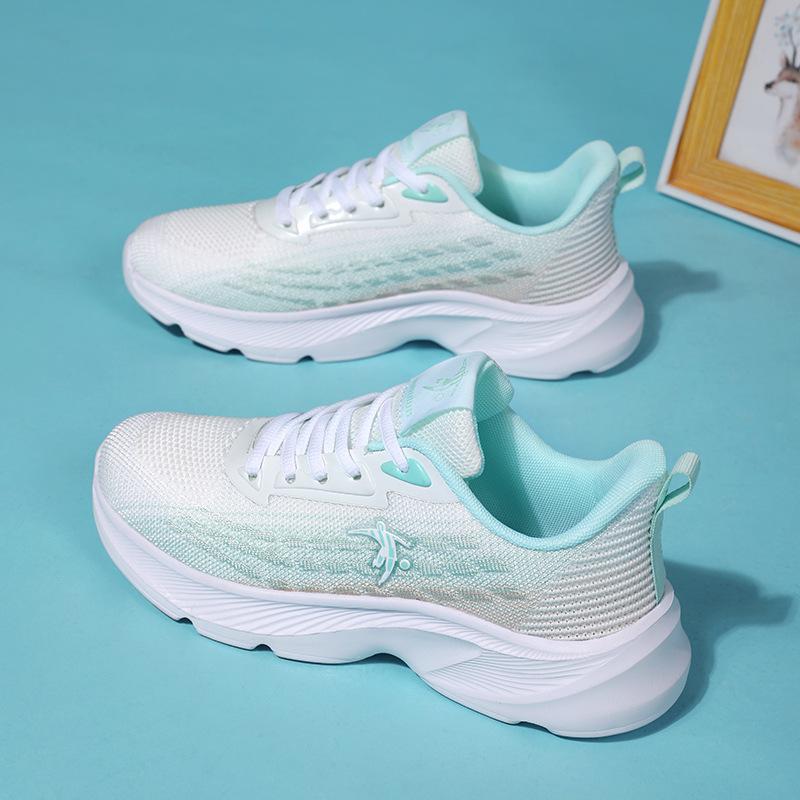 Girls' running shoes, female students' military training sneakers, women's lightweight shock-absorbing soft-soled running shoes