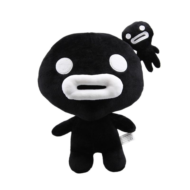 30cm The Binding of Isaac Plyschleksaker med Svart Katt Plysch Mjuka Gosedjur Leksaker Docka Presenter för Barn Barn