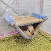 Weiche Haustierhängematte Doppellagriges Hängekorbbett Hamsterversteck Hängende Hängematte Ruhe Halten Warm