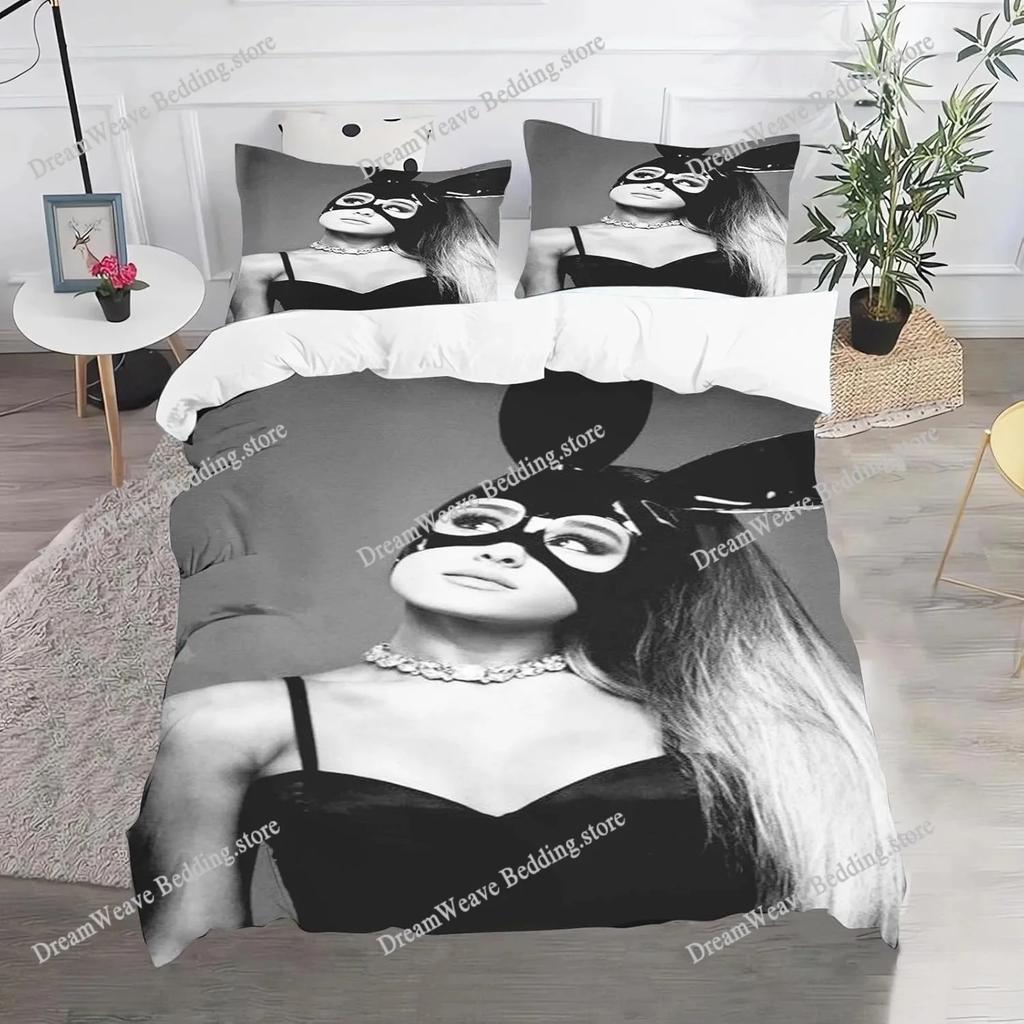 Exquisite 3D Ariana Grande Wallpaper Anime Digital Printing Bedding Set Duvet Cover Comforter Bed Youth Kids Girl Boys Gift741