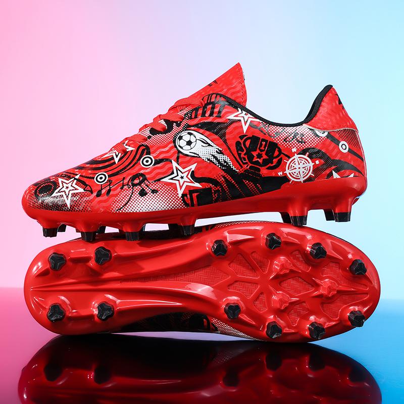 Premium Quality New Kids Soccer Shoes Men Original Football Shoes Indoor Professional Football Field Boots Society Cleats Tf/Ag Sneaker Non Slip