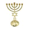 Traditional Jewish Menorah 7 Branch Jerusalem Temple Candle Holder Decoration