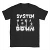 Novelty Punk Rock Band System Of A Down Tshirt Unisex Round Neck Short Sleeve Clothing  Cotton Summer Top Tee