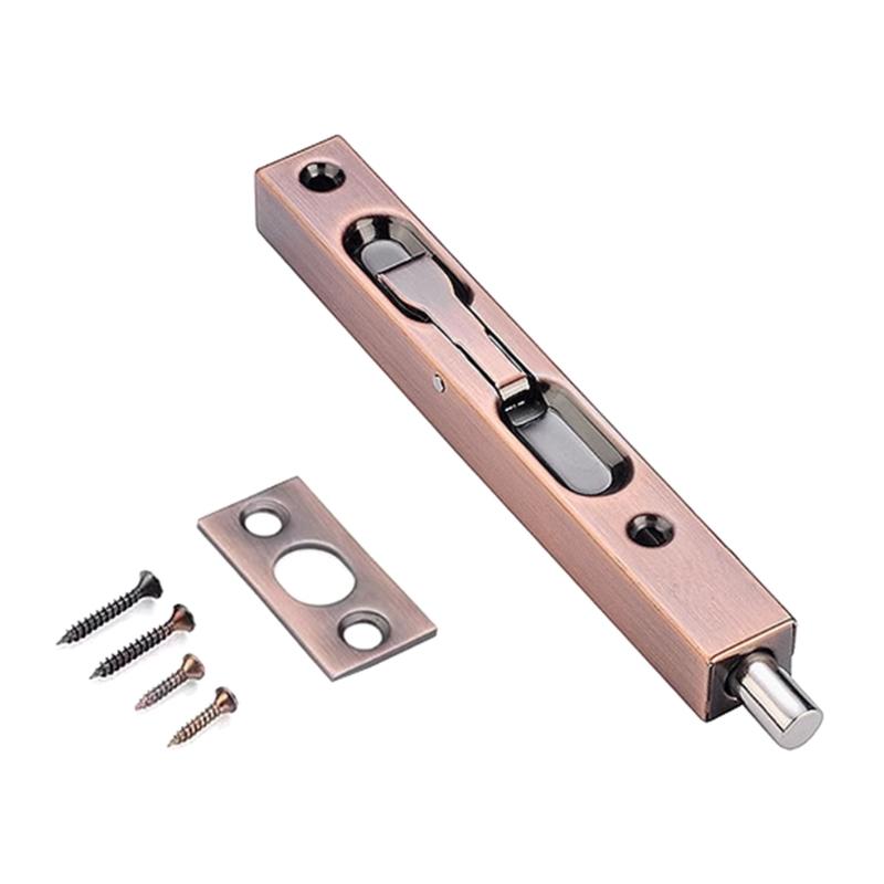 Stainless Steel Cabinet Door Bolt Sliding Lock System For French Doors 7Inch Length Flush Bolt French Door Lock