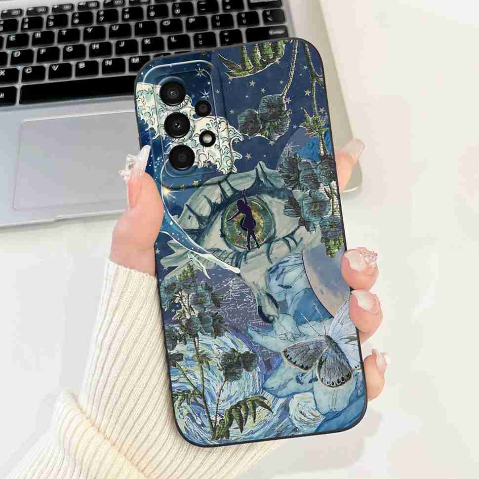 For Samsung Galaxy A53 5G 6.46" Case Fashion Painting Soft Silicone TPU Cover For Samsung A53 A53 5G SM-A5360 Cartoon Phone Case