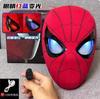 Spider-Man Masker met Bewegende Ogen, Elektrisch Knipperend LED Verlicht Cosplay Helm, Halloween Kerstcadeau voor Jongens, 3D Superheld Hoofddeksel