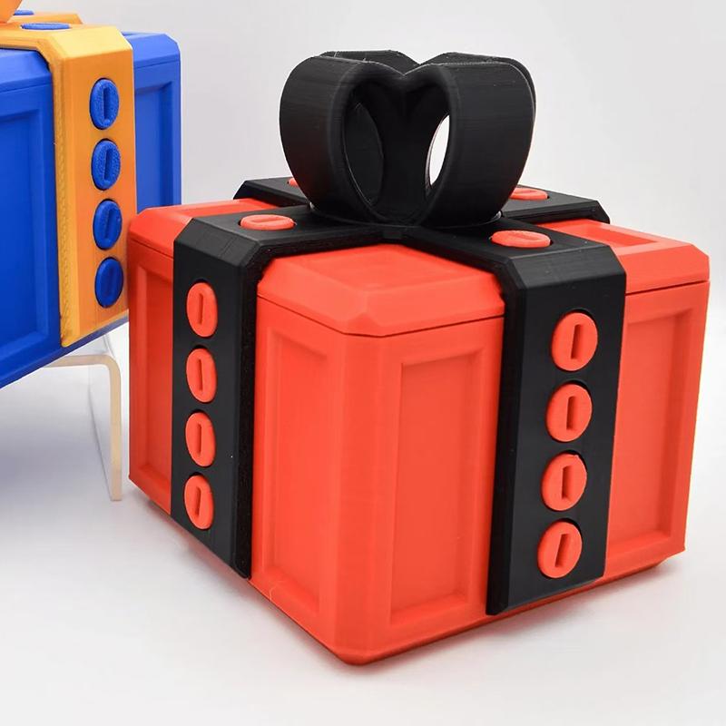 Annoying Gift Box With Screws Large Annoying Gift Boxes Prank Screw Box 3D Printed Gift Box Money Card Container Christmas Gift