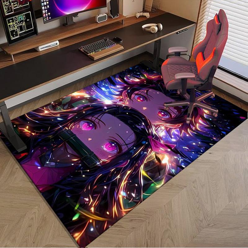 Anime Slayer Adventure Carpet, Chair Rug,Rug for Office Bedroom living rooms, Doormat decor Fan Gift Christmas Gift