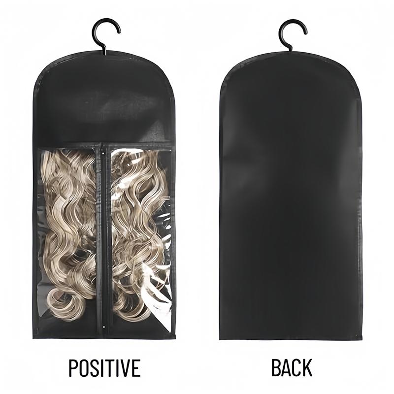 Wig Storage Bag With Hanger Holder Case Wigs Pouch Water Dust-Proof Organizer Protect For Professional Hair Extensions