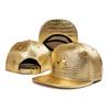 Gold Leather Metal Diamond Casual Adult Men'S And Women'S Hats Adjustable Flat-Brimmed Hats Sun Hats Baseball Caps