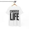 CHOOSE LIFE Schwarzes T-Shirt Wham George Michael Retro 80#039;s Kostüm Unisex T-Shirt Unisex T-Shirt