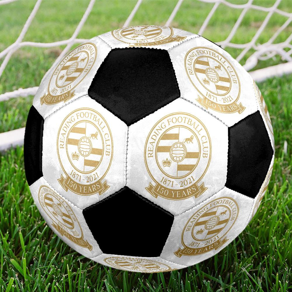 Reading FC Fußball Bunt Alle Altersgruppen Maschinengenäht PVC Wettkampfbereit Langlebig Hoher Rückprall.GRÖSSE5