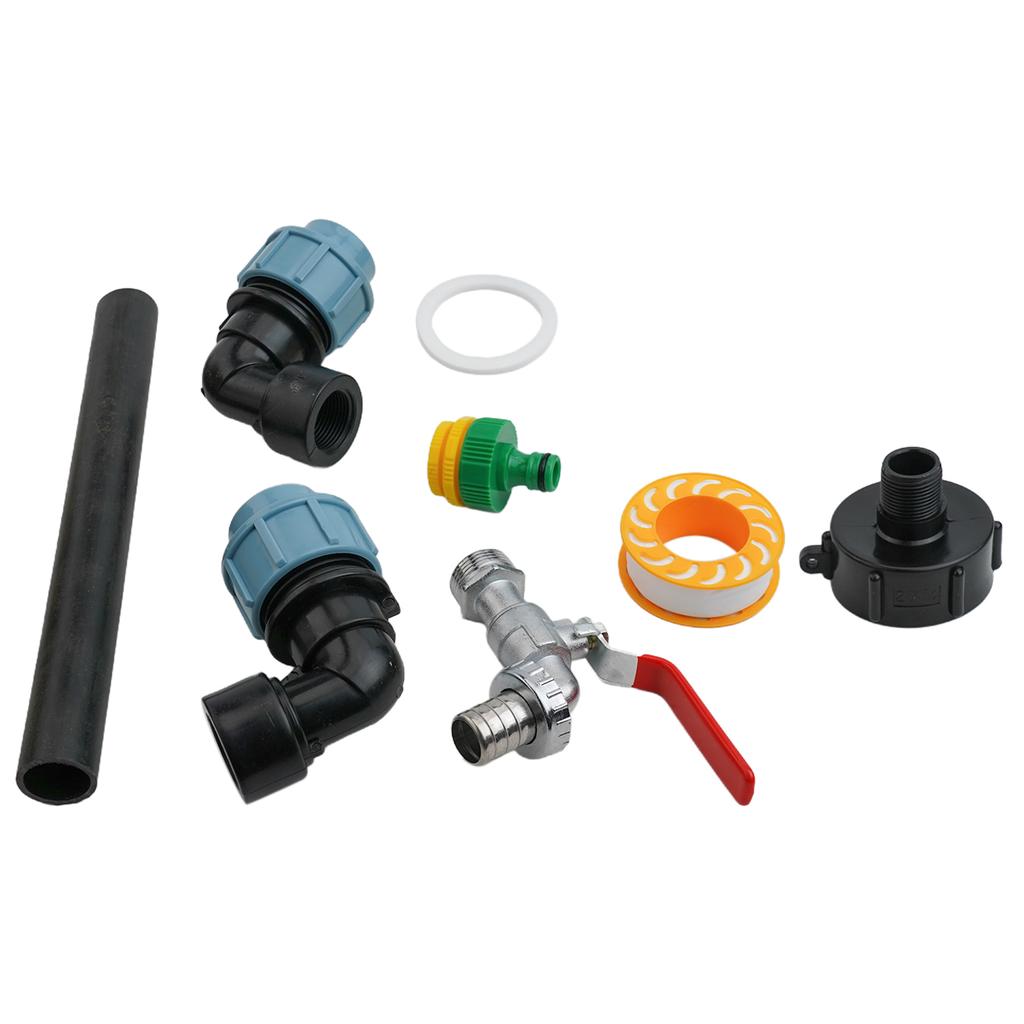 1 Pcs IBC Adapter Connection Kit 3/4 "Outlet Faucet For Tank Container Rainwater Tank Garden Power Tool Accessories