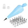 Reusable Piping Bags with Decorating Tip Sets Cake Decorating Tool Accessories Pastry Bag Kitchen Bakery Cake Icing Piping Cream