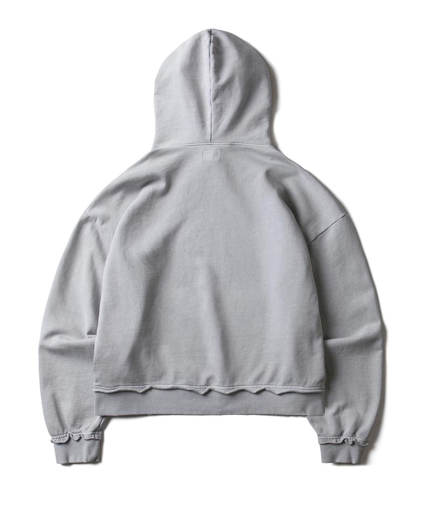 Vtg Crop Hoodie (Grey)