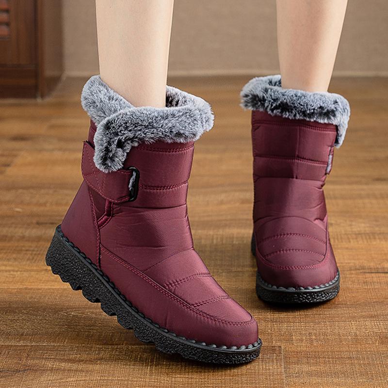 Snow Women's Boots Platform Women Booties Waterproof Shoes Women  Trend Ankle Boots Soft Botas Mujer Women's Winter Boots