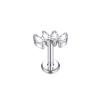 1Pc G23 Titanium Ear Tragus Cartilage Helix Daith Piercing Stud Earrings for Women Internal Thread Labret Piercing Lip Ring 16G