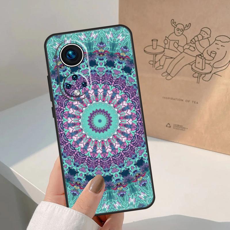Floral Flower Mandala Design For Honor Magic 8 7 6 5 Pro Case For Honor X9d X9c X9b X9a X8c X8b Win 200 400 50 70 90 Lite