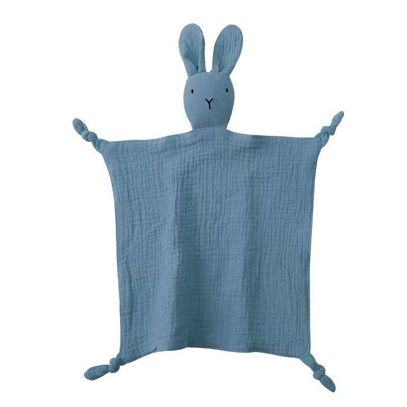 Pure Cotton Baby Comfort Blanket & Rabbit Doll Sleep Companion
