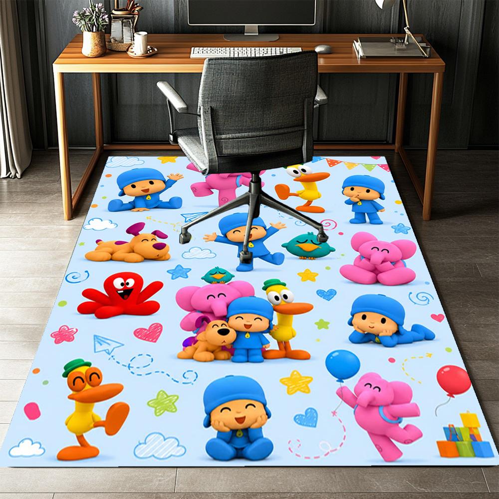 Pocoyo Teppich, Teppich, für Bürostuhl Wohnzimmer Schlafzimmer Küchenraum Dekor Geschenke.