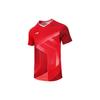 Li Ning Casual Sports V-Neck Short Sleeve T-Shirt Women Tops Red AAYS054-2
