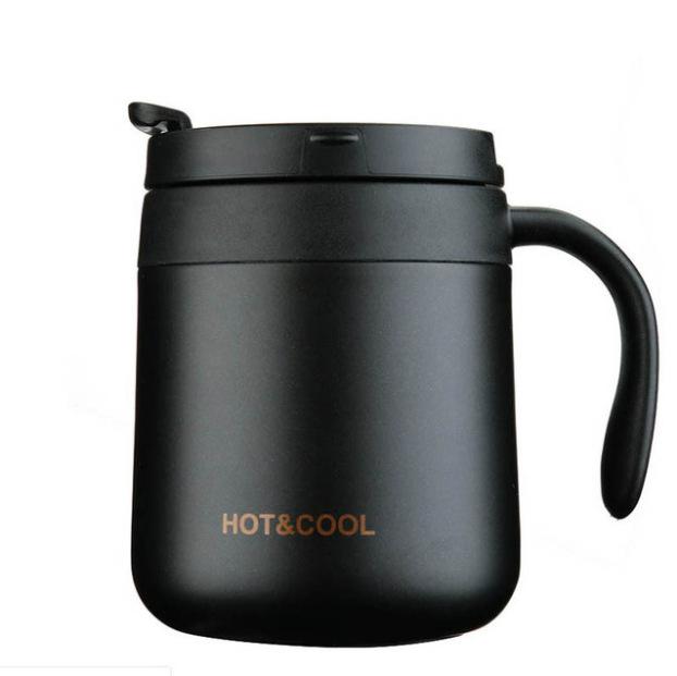 Large Capacity Thermos Cup 500ml Vacuum Flasks Portable Stainless Steel Thermos Cup Water Bottle Travel Tea Mug Office Thermos Cup