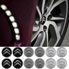 56/60mm Auto Aluminium Logo Radnabenkappen Aufkleber Für C4 C3 C5 C2 Berlingo C-Elysee C4-Picasso C4-Aircross DS