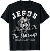 Jesus The Ultimate Deadlifter Funny Christian Workout Gym T-Shirt S-5XL Q8123 Unisex T-Shirt